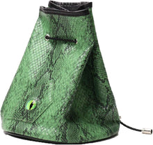 Load image into Gallery viewer, Dice Bag - GREEN DRAGON HIDE