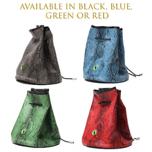 Load image into Gallery viewer, Dice Bag - GREEN DRAGON HIDE