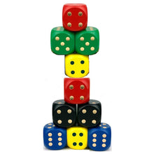 Load image into Gallery viewer, Large Wooden Dice Set