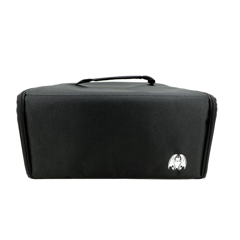 Large Premium Quality Portable Miniatures Carry Case (Black)