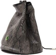 Load image into Gallery viewer, Dice Bag - BLACK DRAGON HIDE
