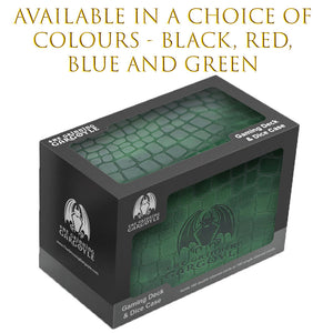 CCG Deck Box - BLUE DRAGON HIDE