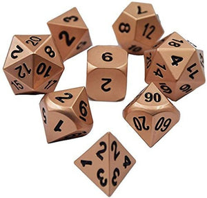 8 Piece Dice Set and Case