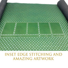 Load image into Gallery viewer, Portable Texas Holdem Poker Playing Mat - 90cm x 60cm
