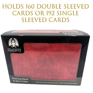 CCG Deck Box - RED DRAGON HIDE